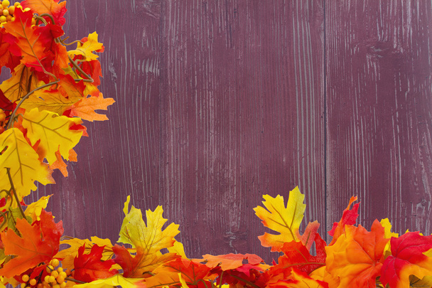 őszi levelek háttér - Fotó, kép