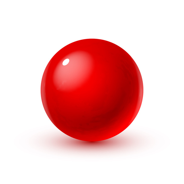Glass sphere with blood - Вектор,изображение