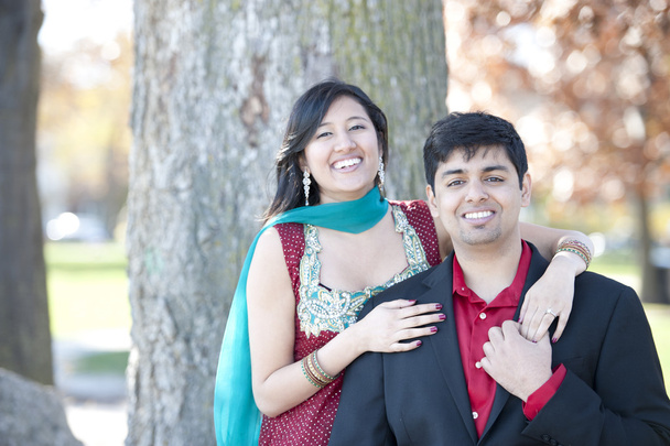 Young Happy Indian Couple - Zdjęcie, obraz