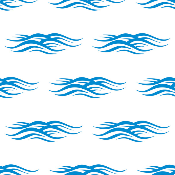 Sea blue waves with ripple pattern - Vektor, obrázek