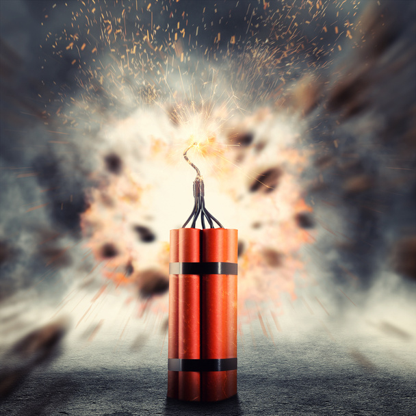 Небезпечні динаміт вибуху
 - Фото, зображення