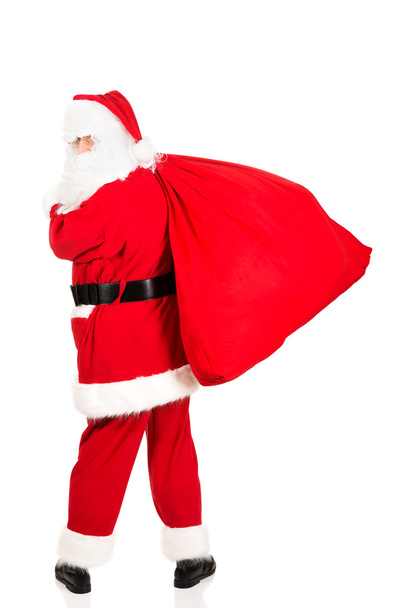 Happy Santa Claus in eyeglasses - Valokuva, kuva