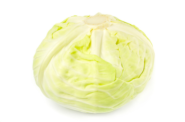 Cabbage on a white background - Фото, изображение