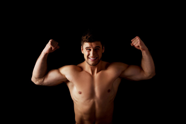 Sexy muscular macho man. - Photo, image