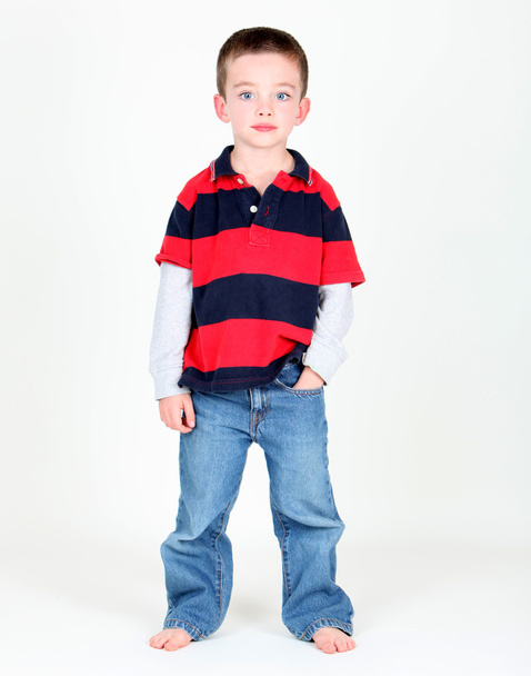Young boy posing with hand in pocket - Фото, зображення
