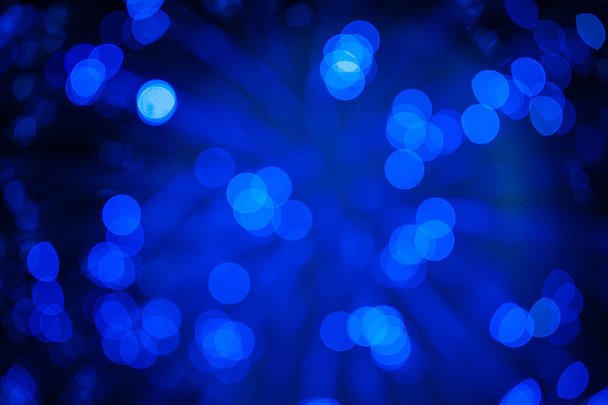 Μπλε φώτα με bokeh αφηρημένα φόντο - Φωτογραφία, εικόνα