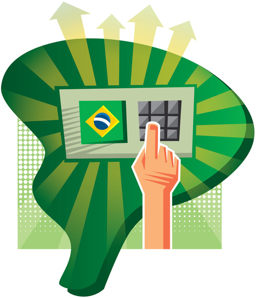 Elections au Brésil
 - Vecteur, image