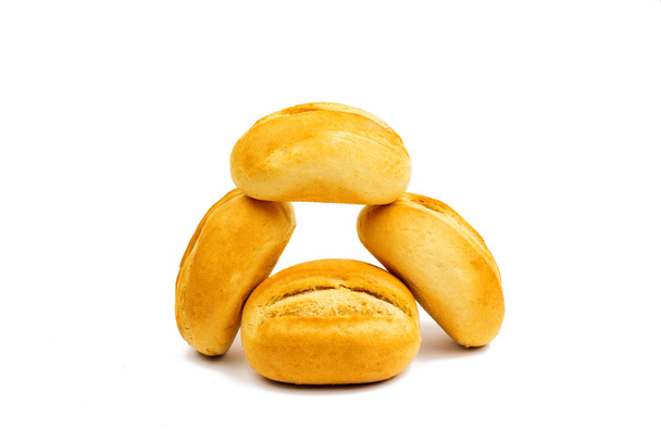 vers gebakken broodjes - Foto, afbeelding