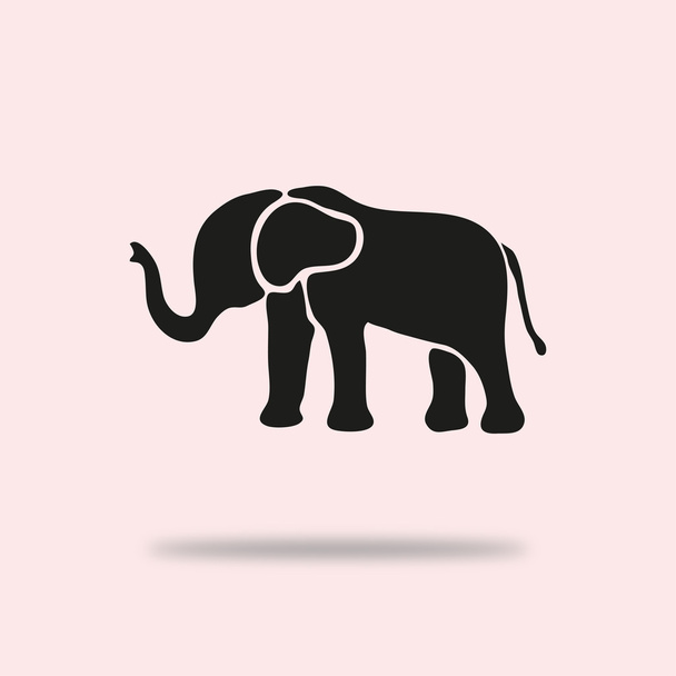 elephant symbol - Vector, Image