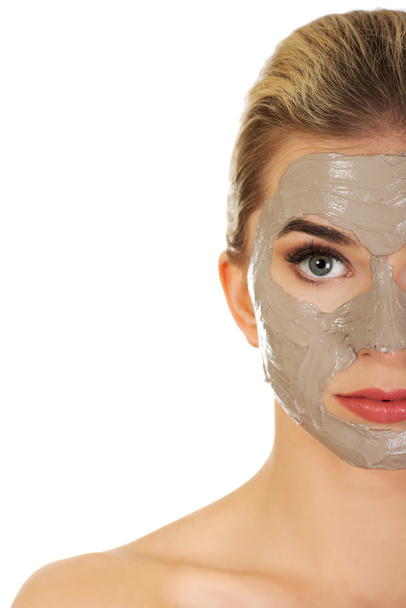woman with facial mask - Photo, Image