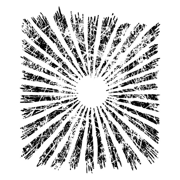 ilustración vector dibujado a mano boceto de starburst aislado en w
 - Vector, imagen