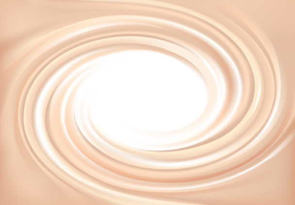 Vector backdrop of swirling creamy texture - Vector, Image