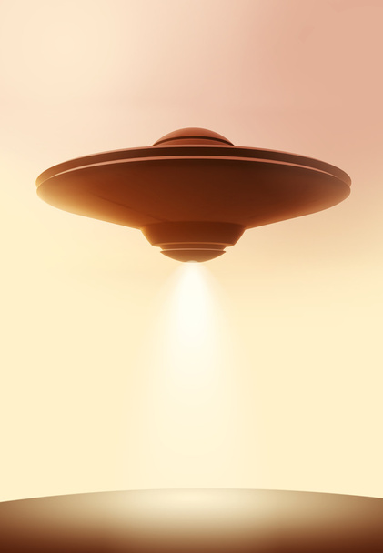 UFO in the sky - Фото, изображение
