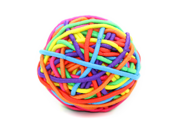 rubber band bal - Foto, afbeelding