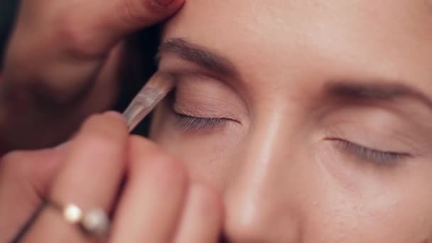 Make-up close-up. - Záběry, video