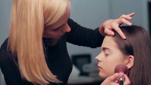 Professional make-up. - Footage, Video