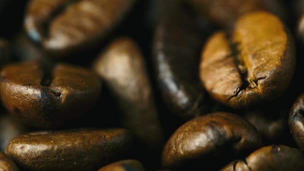 Arabica Granos de café close-up
 - Metraje, vídeo