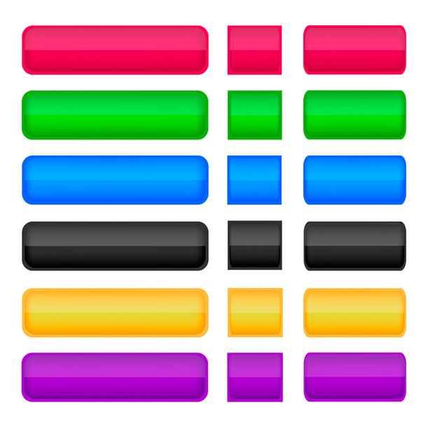 Красочный вектор кнопок
 - Вектор,изображение