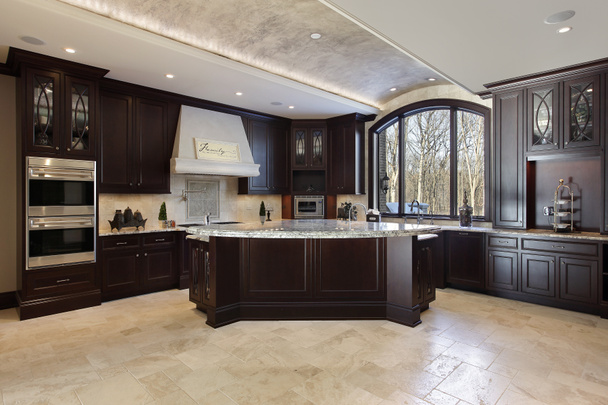 Large kitchen in luxury home - Photo, Image
