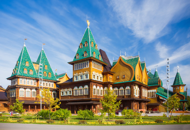 Recreated wooden palace - Photo, image