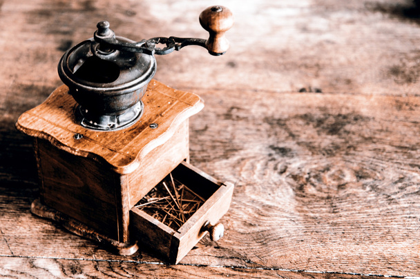 Vintage manual coffee grinder - Photo, Image