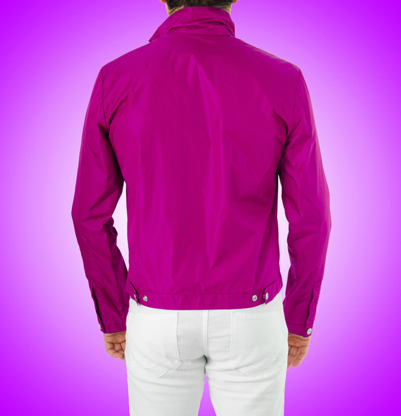 Stylish jacket isolated on model - Photo, Image
