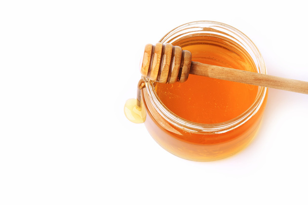Honey isolated on white background - Фото, зображення