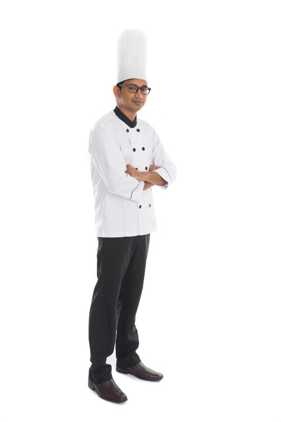 indian male chef - Foto, Bild