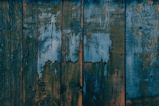 Textura de madera de color azul - Foto, Imagen