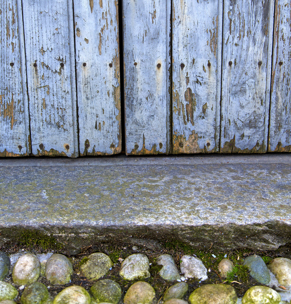 porte maison abstraite en pierre lombarde italie
 - Photo, image