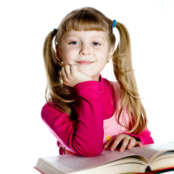 Chica con libro - Foto, Imagen