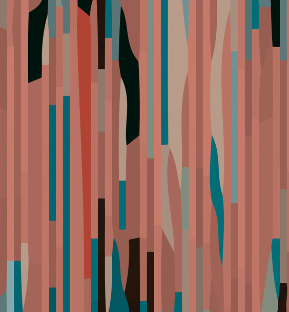 Glitchy striped texture. - Vector, afbeelding