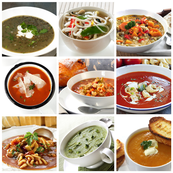 Collage de soupes
 - Photo, image