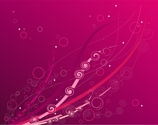 Abstract background.pink swirl - Vector, Image