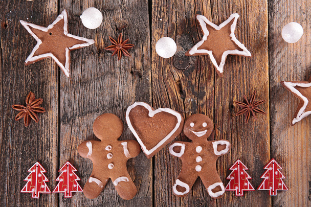 christmas gingerbread cookies - Photo, Image
