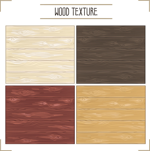 Kolekcja tekstury drewna - Wektor, obraz