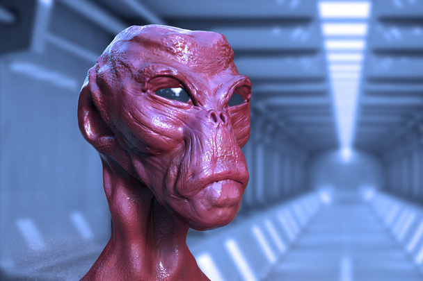 Portrait extraterrestre 3D
 - Photo, image
