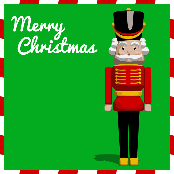 Лускунчик Різдвяний солдат Іграшка
 - Вектор, зображення