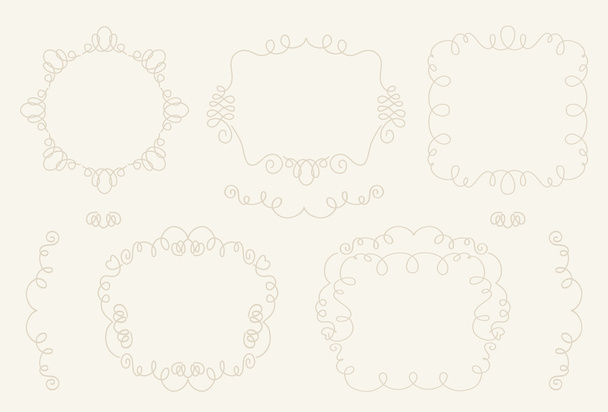 Набір з 9 творчих квіткових універсальних фонів з рамками
 - Вектор, зображення
