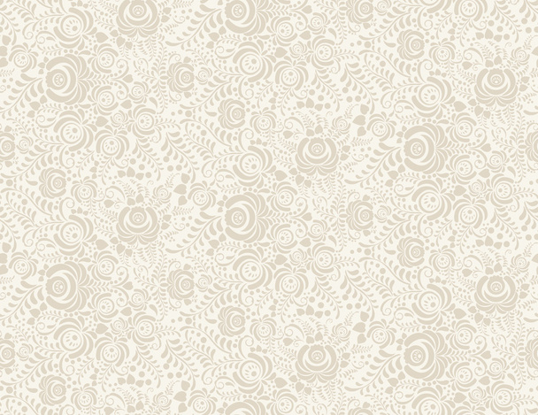 Векторный цветочный винтажный ржавый безseamless узор
 - Вектор,изображение
