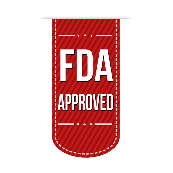 Conception de bannière approuvée par la FDA
 - Vecteur, image