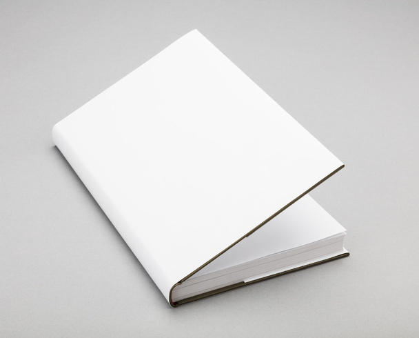 Blank book white cover 5,5 x 8,8 in - Фото, зображення