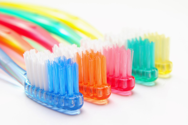 színes fogkefék - Fotó, kép