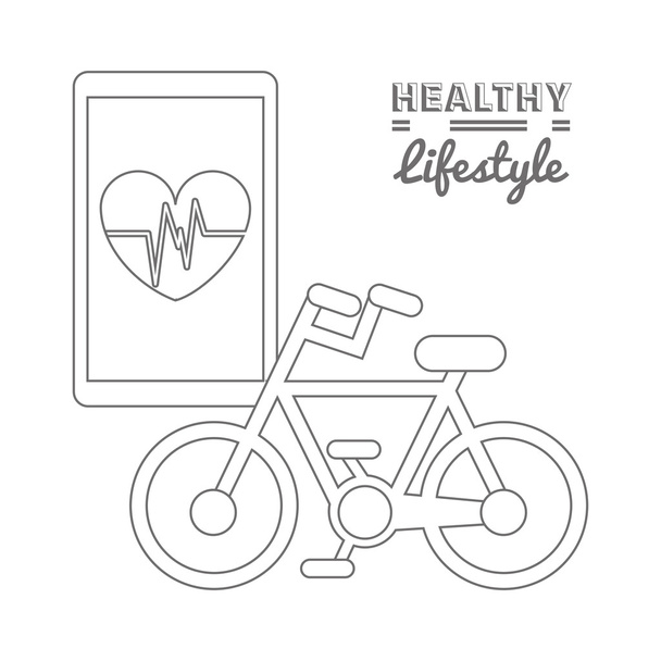 healthy lifestyle - Вектор,изображение