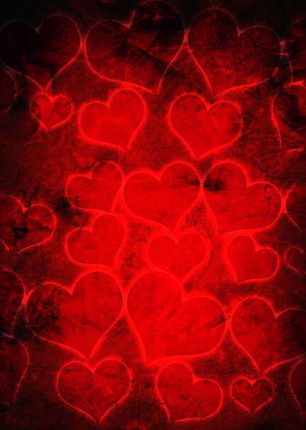 Valentine's day background with hearts - Fotografie, Obrázek