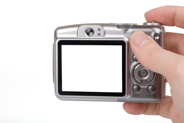 Digital Camera isolated white background - Photo, Image
