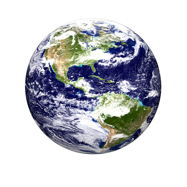 World globe illustration from NASA - Photo, Image