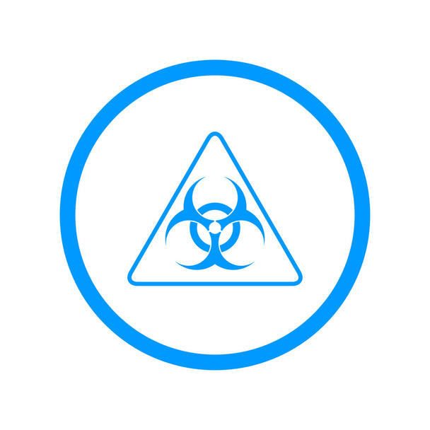 Vector biohazard sign or icon - Vector, Image