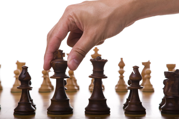 El movimiento de ajedrez
 - Foto, Imagen