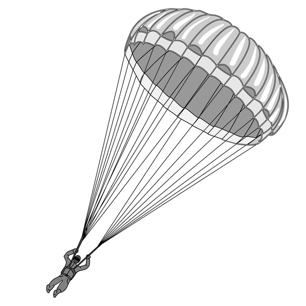 Paracadute - Vettoriali, immagini